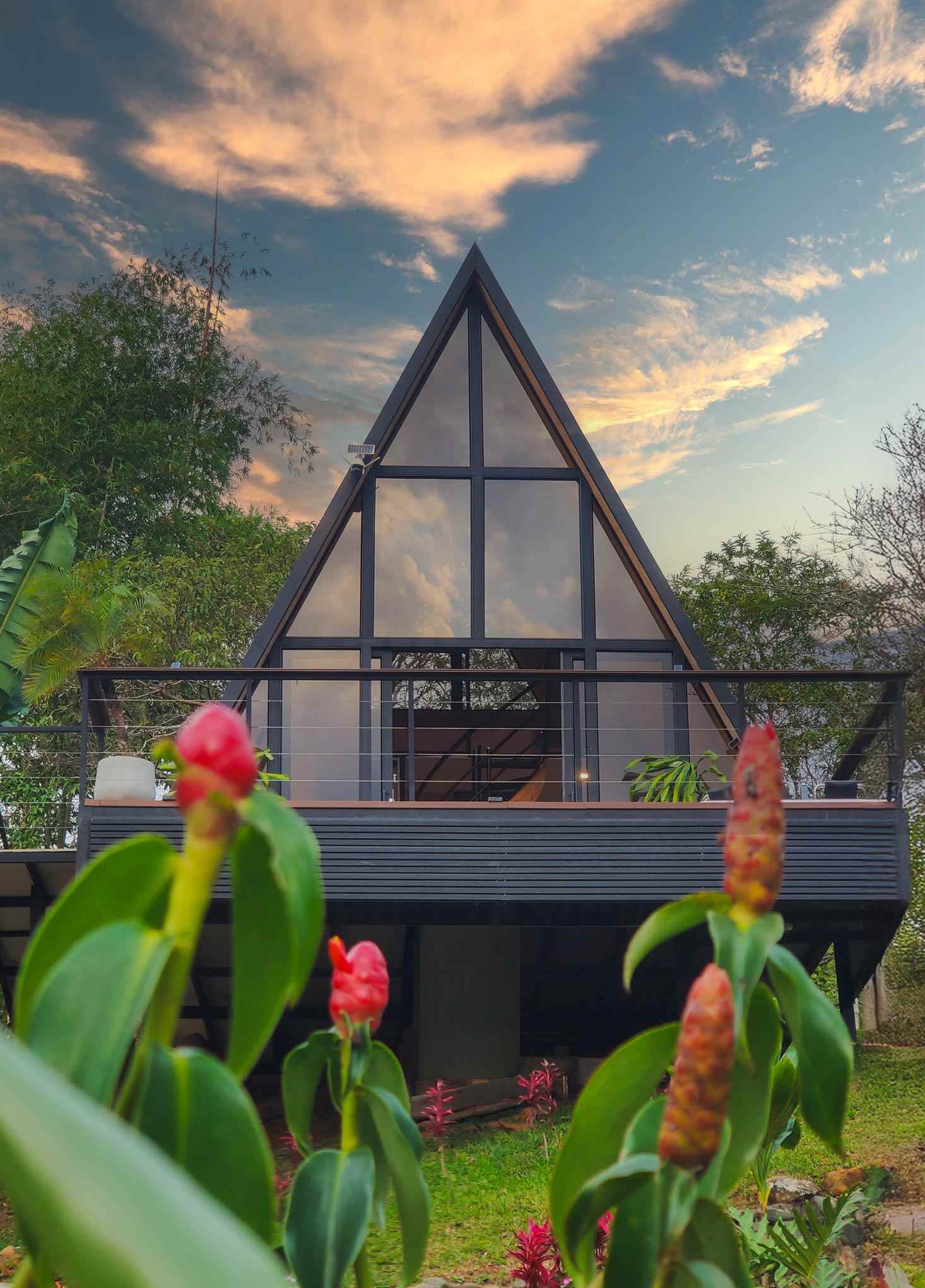 Cabaña A-Frame en Glamping el Refugio