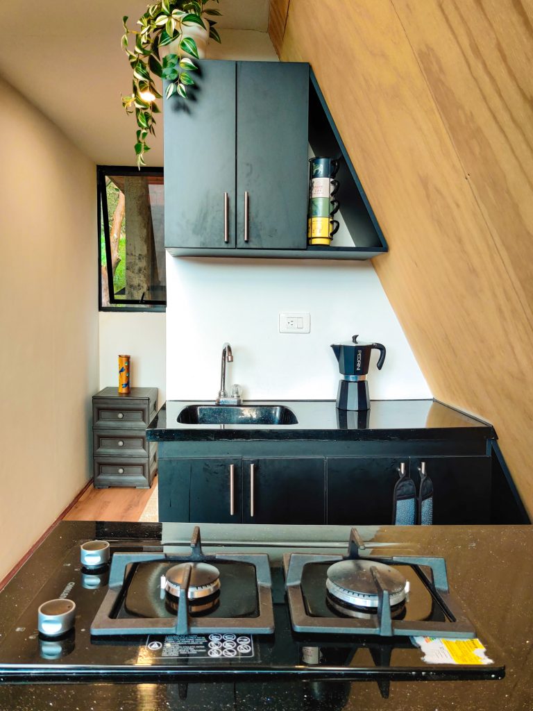 glamping cocina